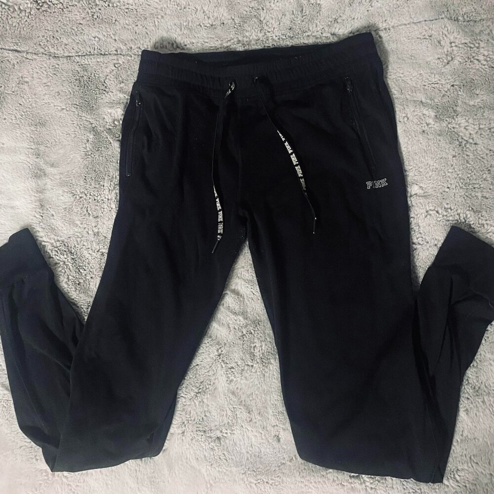 PINK Black Womens Small Joggers